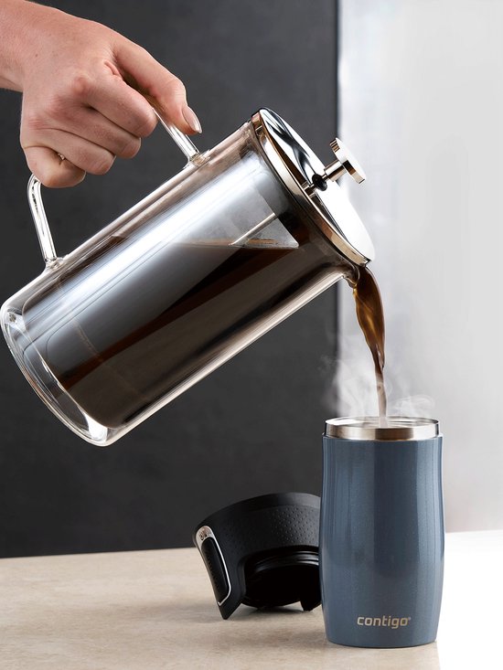 Contigo West Loop Mini Thermosbeker - 300ml - Blauw Metallic — afbeelding 2