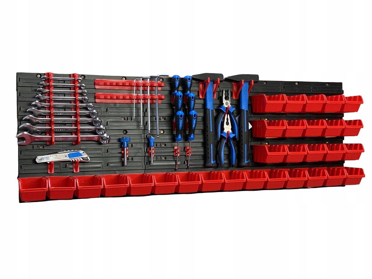 TABLICO Gereedschapswand 115,8x39 cm met Bakjes & Haken - Nederlands Product