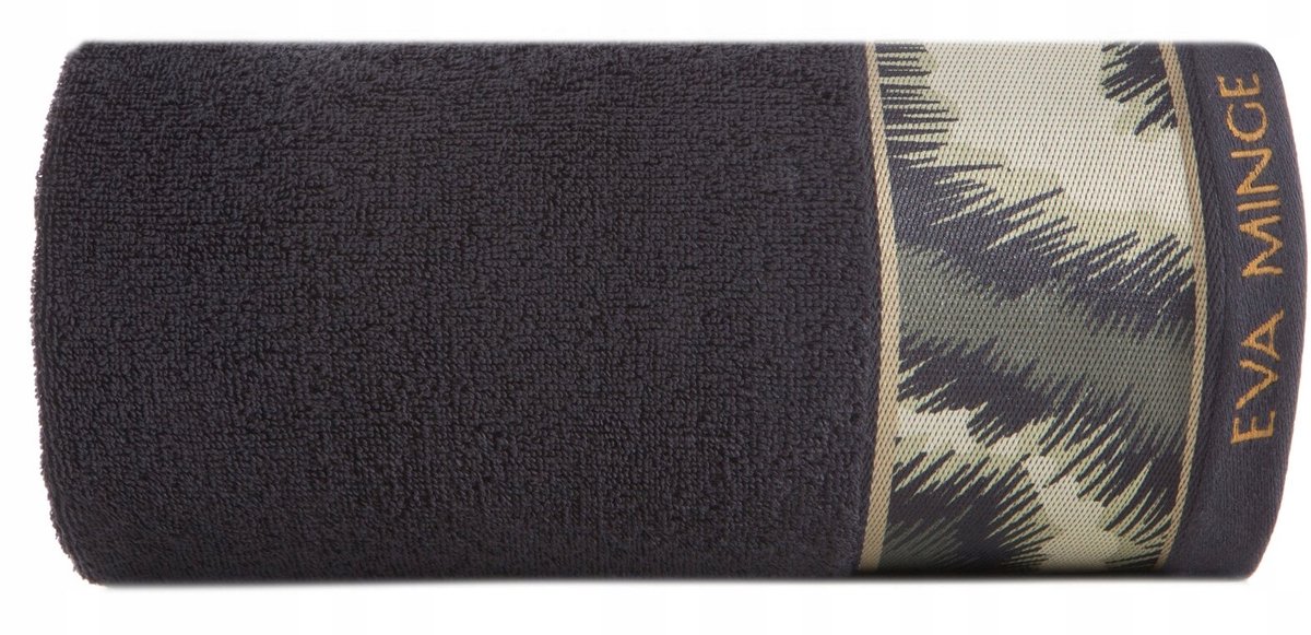 Eurofirany Ewa Minge Eva Handdoek 30x50 cm Zwart