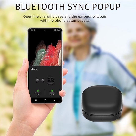 Oplaadcase compatibel met Samsung Galaxy Buds Pro - Vervanging van Draadloze Oplaadcase, Compatibel met Galaxy Buds Pro, Biedt 4 Volledige Oplaadbeurten, Oortjes Niet Inbegrepen — afbeelding 4