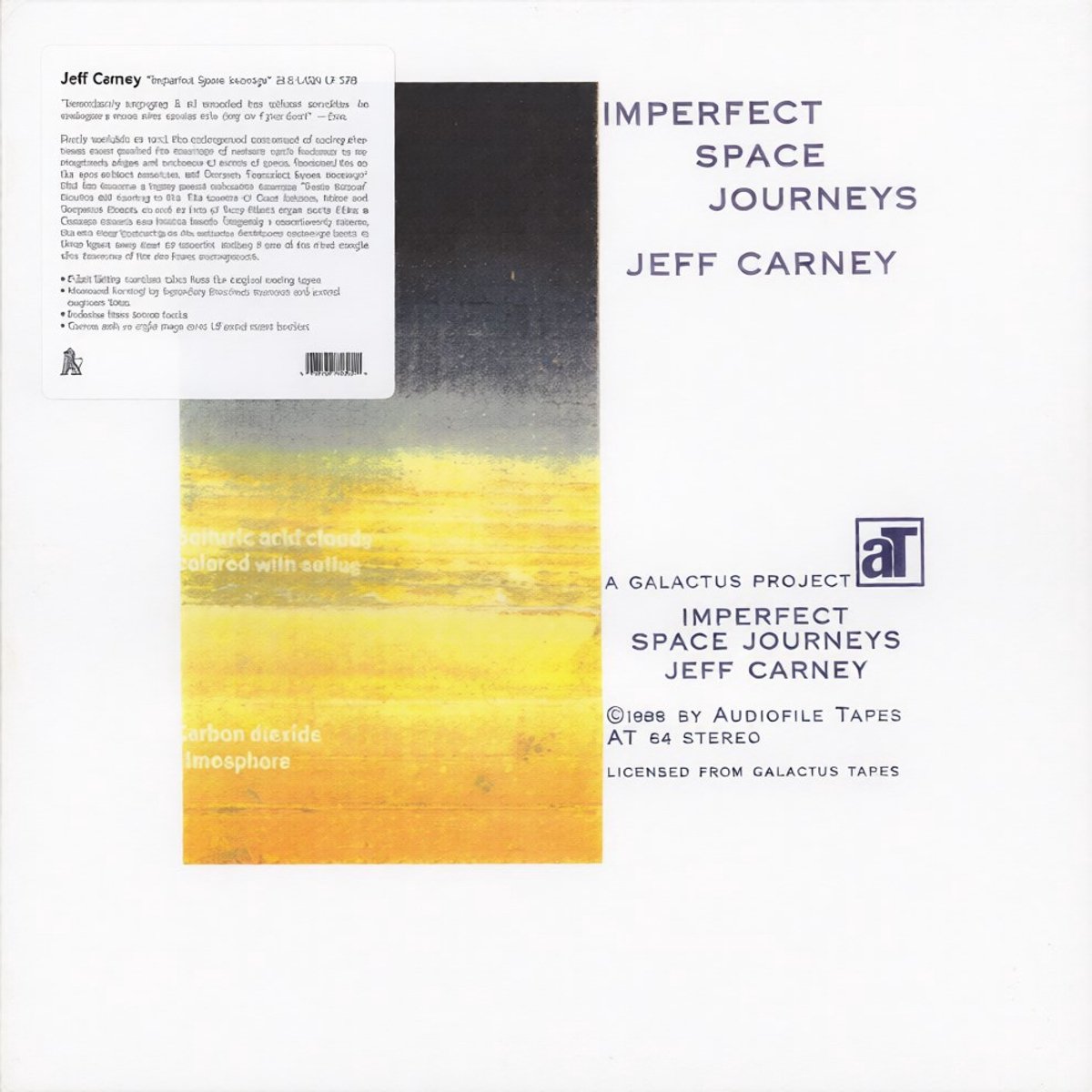 Jeff Carney - Imperfect Space Journeys (2 LP)