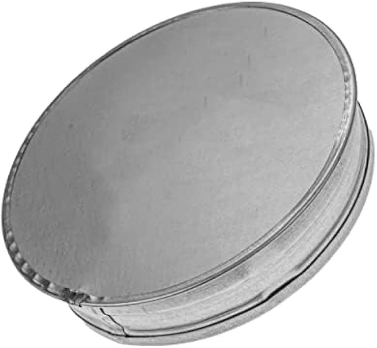 Systems 6 "metalen T-kap. Gegalvaniseerd stalen eindkap. Droger kanaal eindkap. 6 In stalen eindkap. stalen plug 6 inch. ronde metalen kanaalmontage. Herbruikbaar. 150 mm