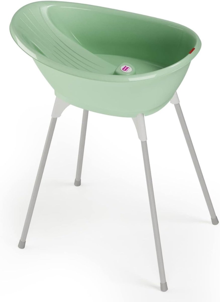 REN® baby badje met standaard - baby badje - babybadje met standaard - Kunststof - Schoonvegen met een droge doek- Groente-79 cm x 55 cm x 100 cm