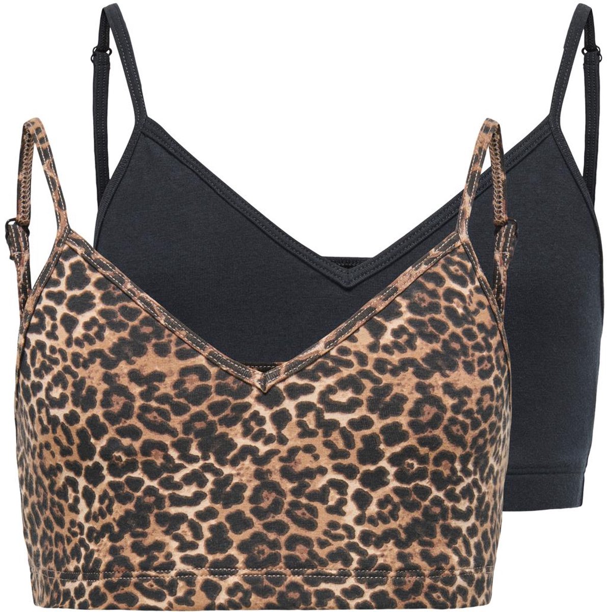 ONLY- KOGLOLA 2-PACK PADDED TOP ACC - Dames - Bra