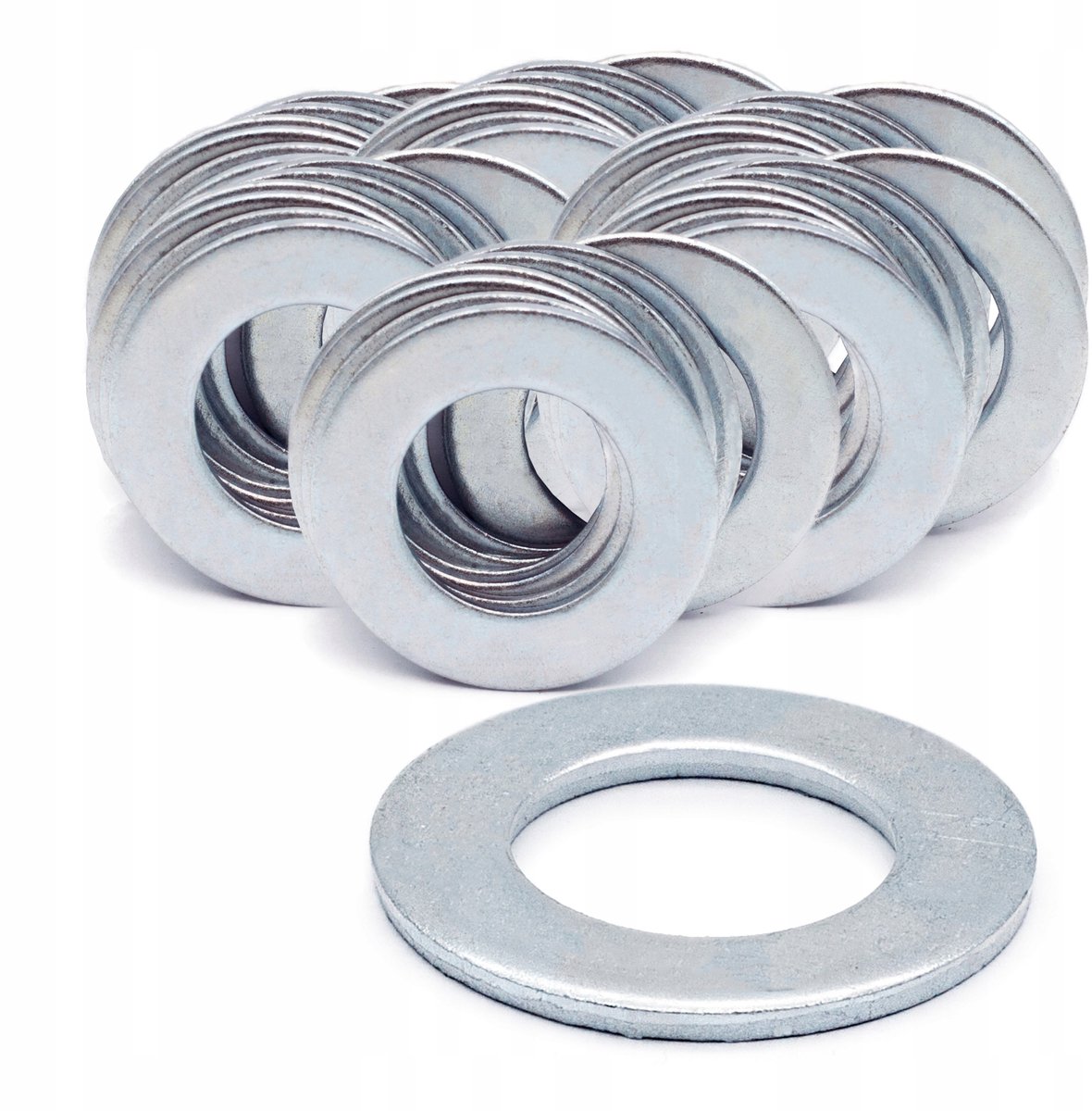 LUN FIX - Platte sluitring M12 Roestvrij staal DIN 125 - 100 stuks