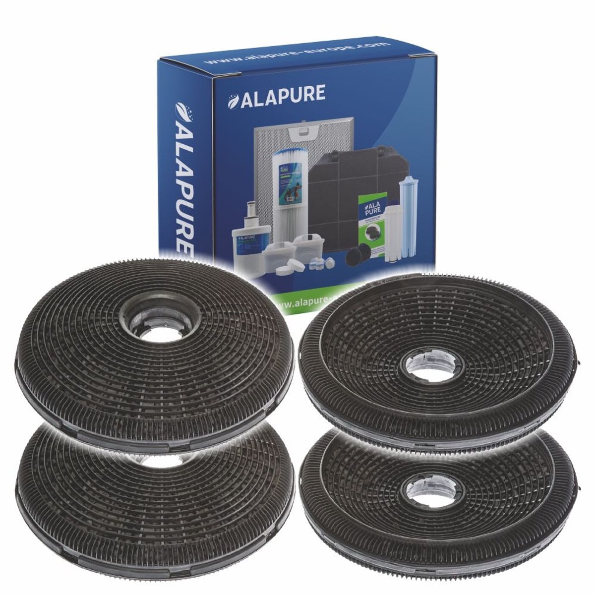 2x Koolstoffilter voor Beldeko Model 190 / ECBF02