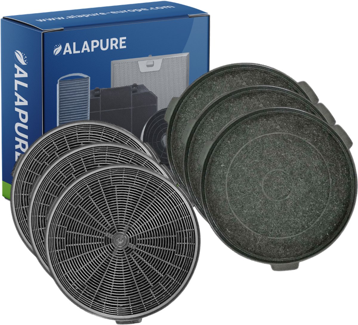 3x Koolstoffilter voor B&Q CARBFILT5 / ART00809