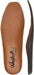 Bruine leren binnenzolen voor herenschoenen met 'Australian Footwear' logo.
