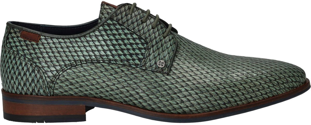 Berkelmans Oulton Veterschoenen - Heren - Groen - Maat:49