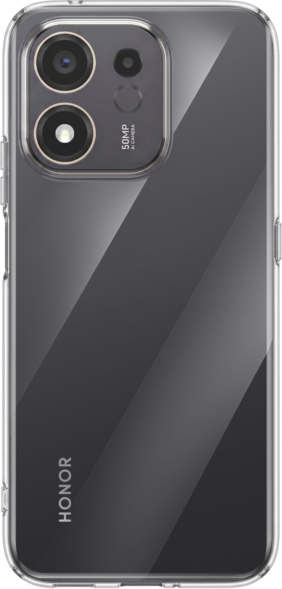Mayaxess, Hoesje voor Honor 600 Smart Flexibel Siliconen Gel Schokbestendig, Transparant