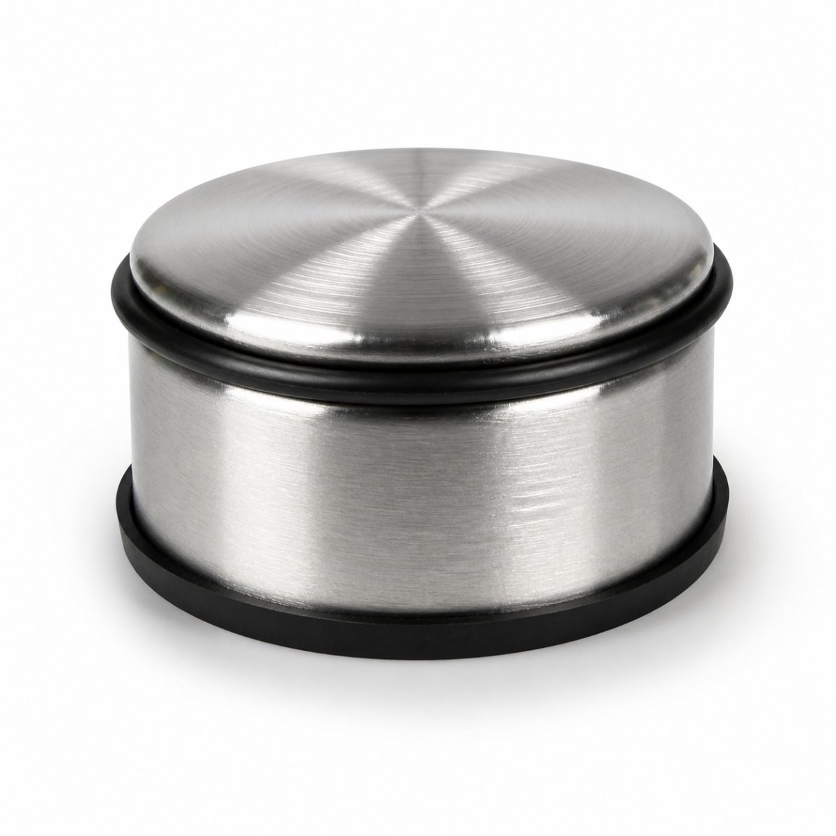 Zware ronde deurstopper RVS - Ø 11 cm - 1,1 kg