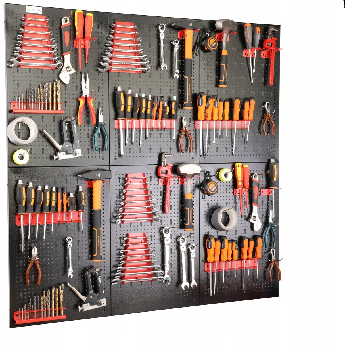 Botle Werkbank Gereedschapswand 120x120cm met 44 Haken & Bakken