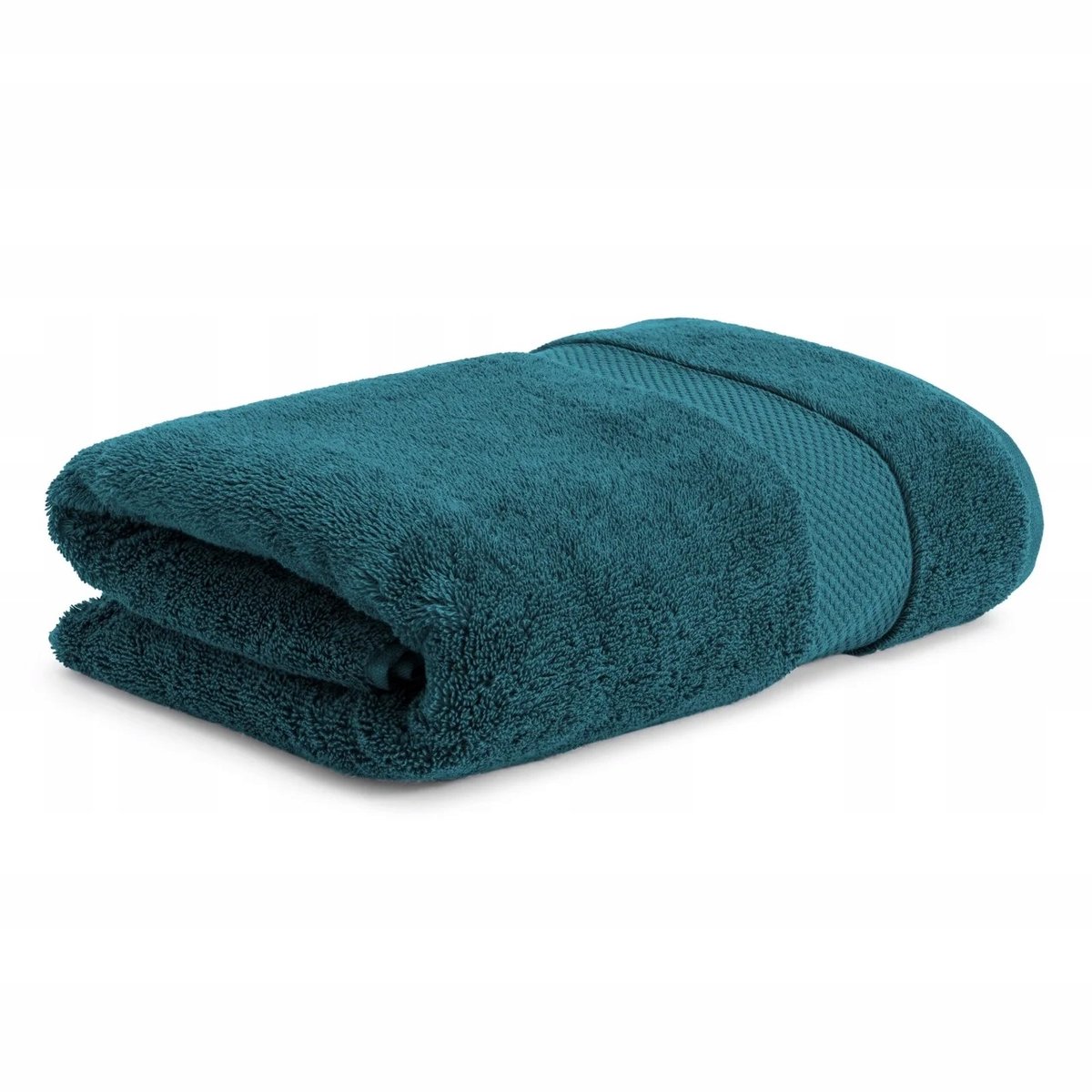 Nefretete Egyptisch Katoenen Handdoek Opulence 600gsm 70x130cm Zeegroen