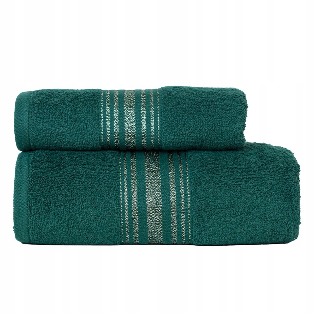 Luxe Smaragd Groene Badhanddoek Oscar 70x140cm Katoen