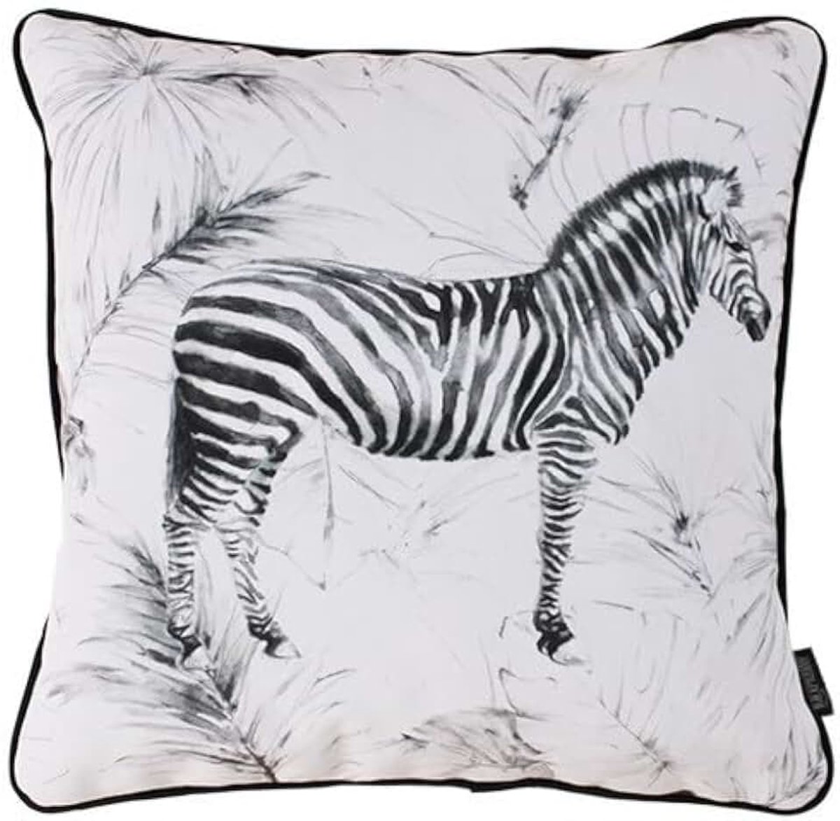 Velvet Zebra | 45 x 45 cm | Velvet/Polyester