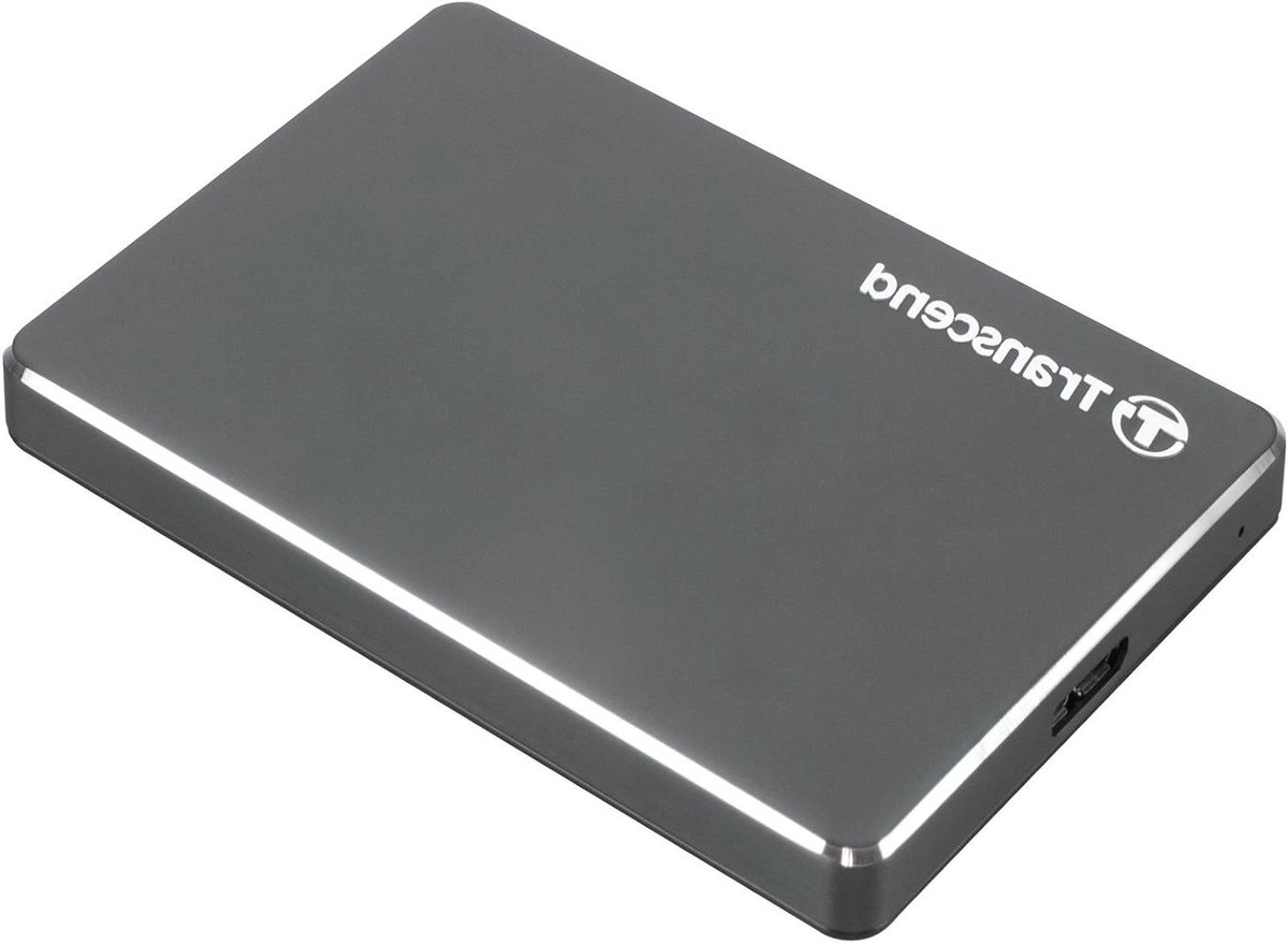 Externe Harde Schijf - Draagbare Opslag - Bestanden Opslaan - Razendsnelle Overdracht - 1TB Capaciteit - Ijzer Grijs