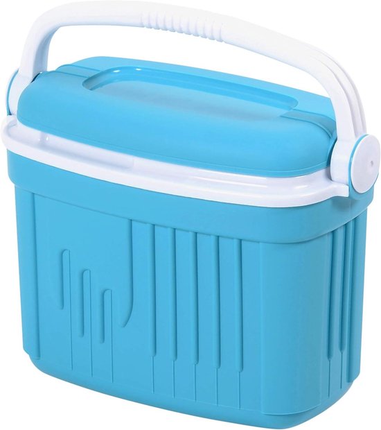 Koelbox met koelelementen - 8 liter - kunststof - blauw - 36 x 21 x 28 cm van KOEL — afbeelding 4