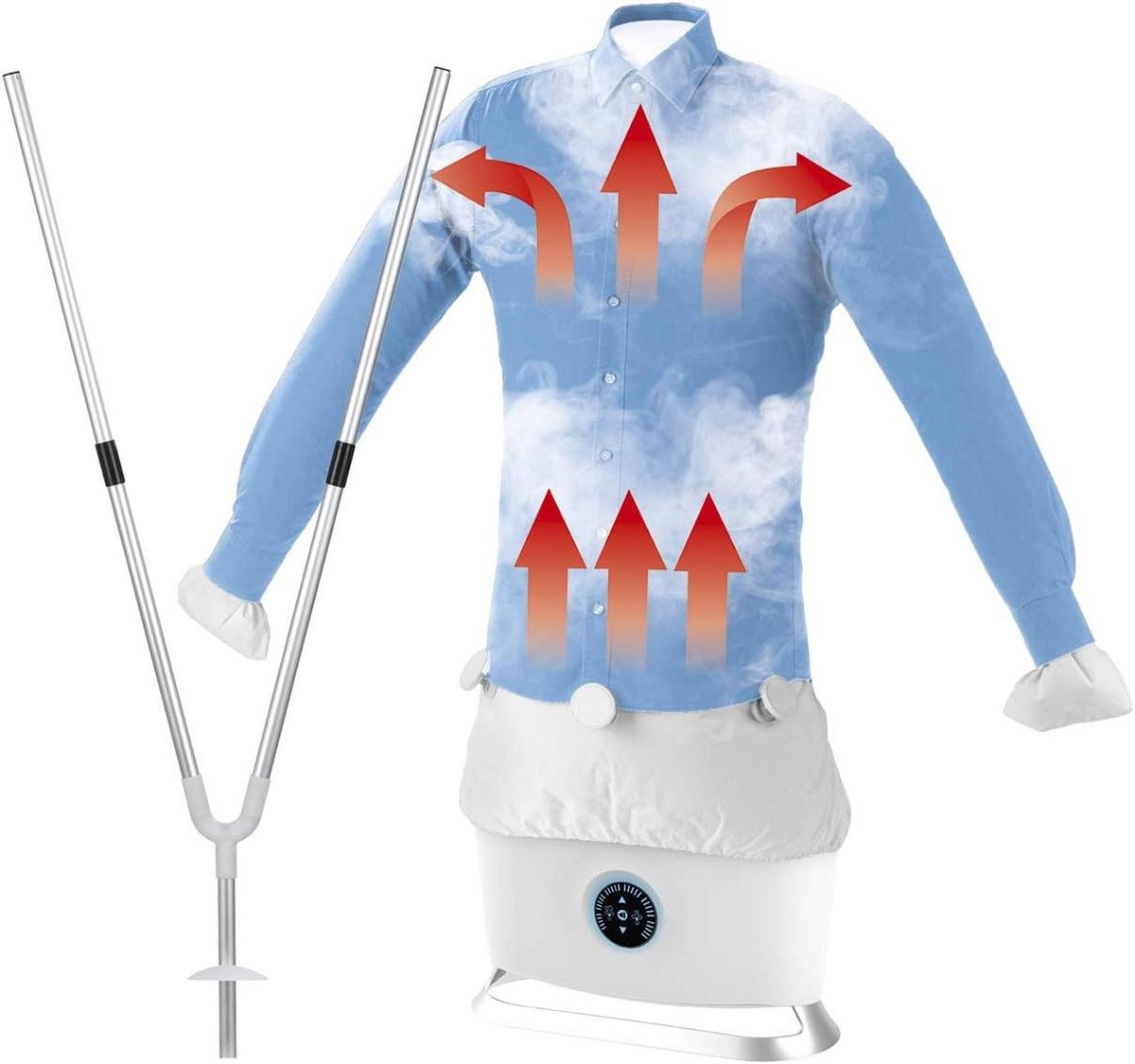 Automatisch Strijkijzer - Stoomstrijkapparaat - Kleding Strijken - Dubbel Programma - 108 cm - Wit