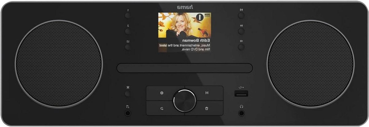 Digitale Radio - Internetradio CD - Muziek Streamen - Ingebouwde Bluetooth - 2x5W RMS - Zwart