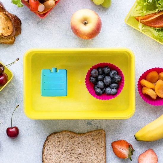 Multicolor Ice Packs voor Lunch Dozen en Koelers - Diepvries Blokken voor Goede Koeling — afbeelding 5