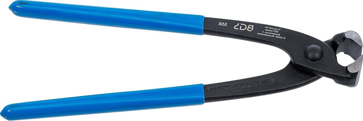 Vlechttang - Tang - Gereedschap - Gepolijste Kaken - 250 mm - Zwart Blauw