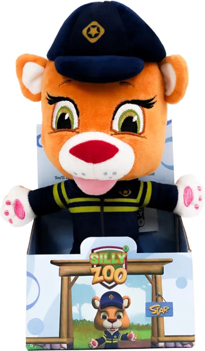 Silly Zoo - Speelgoed - Knuffel - Dier - Leeuw