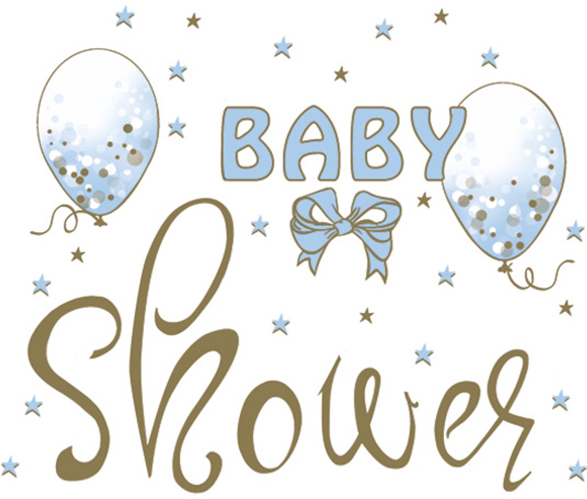 Lunch servetten Baby Shower Blue - Maki - 33x33 cm