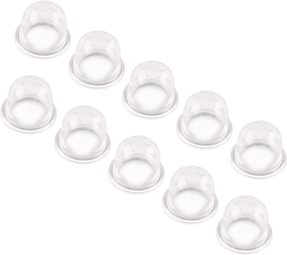 10 Stuks Grote Carburateur Oliecup voor Grasmaaiers en Kettingzagen - Transparant, 22mm, Duurzaam