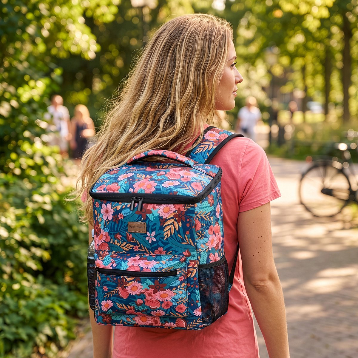 Packaway Koeltas Rugzak 25L - Incl. 2 gratis koelelementen - Incl. gratis flessenopener - Waterafstotend - Anti diefstal vak - 4 Laags geïsoleerd - Wild Garden — cadeau in Sport & Outdoor - foto 6