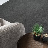 Tapis Cabanon Uni Tapis Poils Ras Moderne Grijs Foncé - 160x230 CM