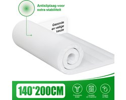 Aiidoits Topper 140x200 – 4 cm Dik 3D Air Topdekmatras – Orthopedische Hotel Topper – Zacht Comfort & Drukverlichting – Wasbaar & Anti-Allergisch – Elastische Hoeken – Tweepersoons Matras