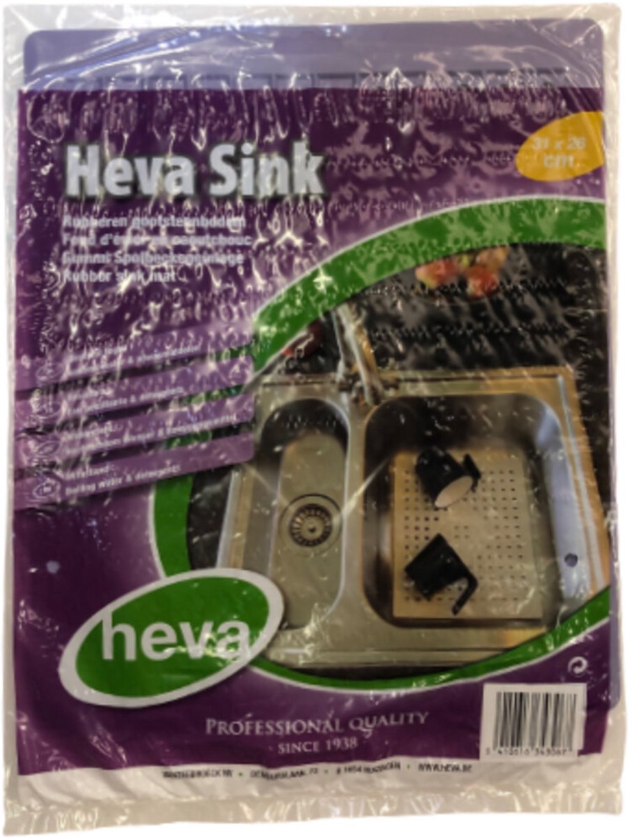 Heva Gootsteenmat - 31 x 26 cm - Paars
