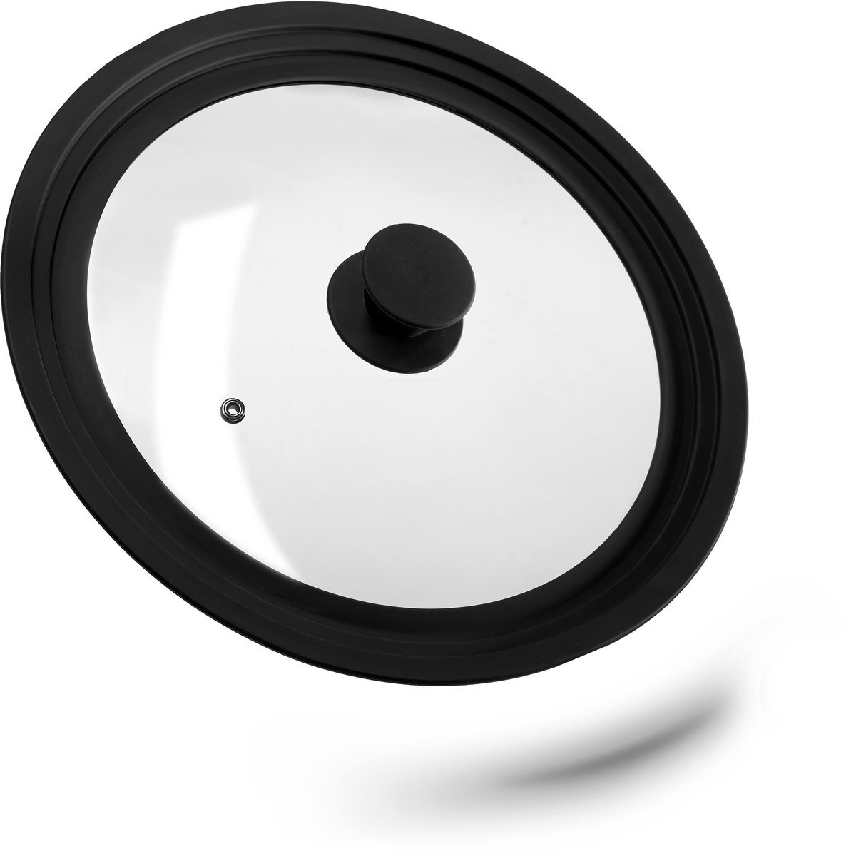 Silicone universale deksel, plaat en pan - Ø 26 - 30 cm - vaatwasserbestendig - zwart - eenvoudig te gebruiken vervangende pan deksel