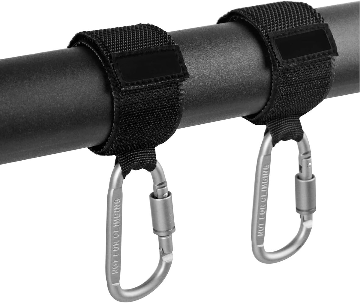 SnelShoppen - 2Pcs E-scooter Accessoires, Multifunctionele Carabiner voor Helm en Tassen, Elektrische Scooter UTV Haak Accessoire, Perfect voor Opberg