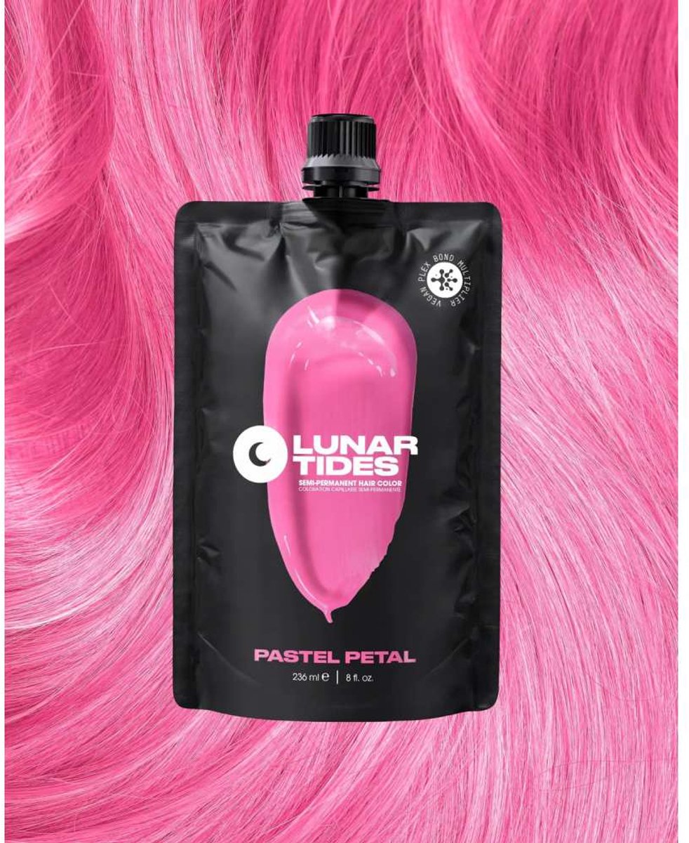 Lunar Tides - Petal Pink Semi permanente haarverf - 8 oz / 236 ml - One Size - Roze