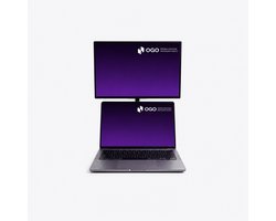 OGO OneSight 2.5K - Draagbare monitor voor laptop - 2.5K-resolutie - Verstelbaar statief - Inclusief beschermhoes