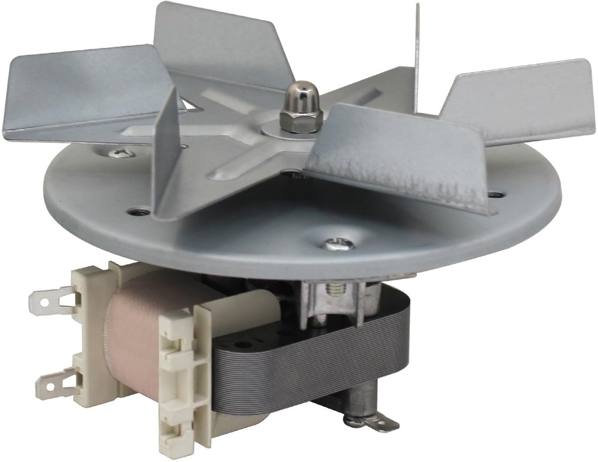 SnelShoppen - Motor Fan met Impeller Fan Motor Onderdelen 230V - Dikte 15mm - Krachtige Ventilator voor Huishoudelijk Gebruik, Tuin, Keuken en Meer