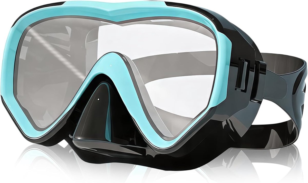 Thijox - Duikbril voor Kinderen met Anti-lek Snorkelmasker en 180 Graden Panorama HD, Elastische Stoffen Band en Anti-condens, Geschikt voor 4-16 Jaar