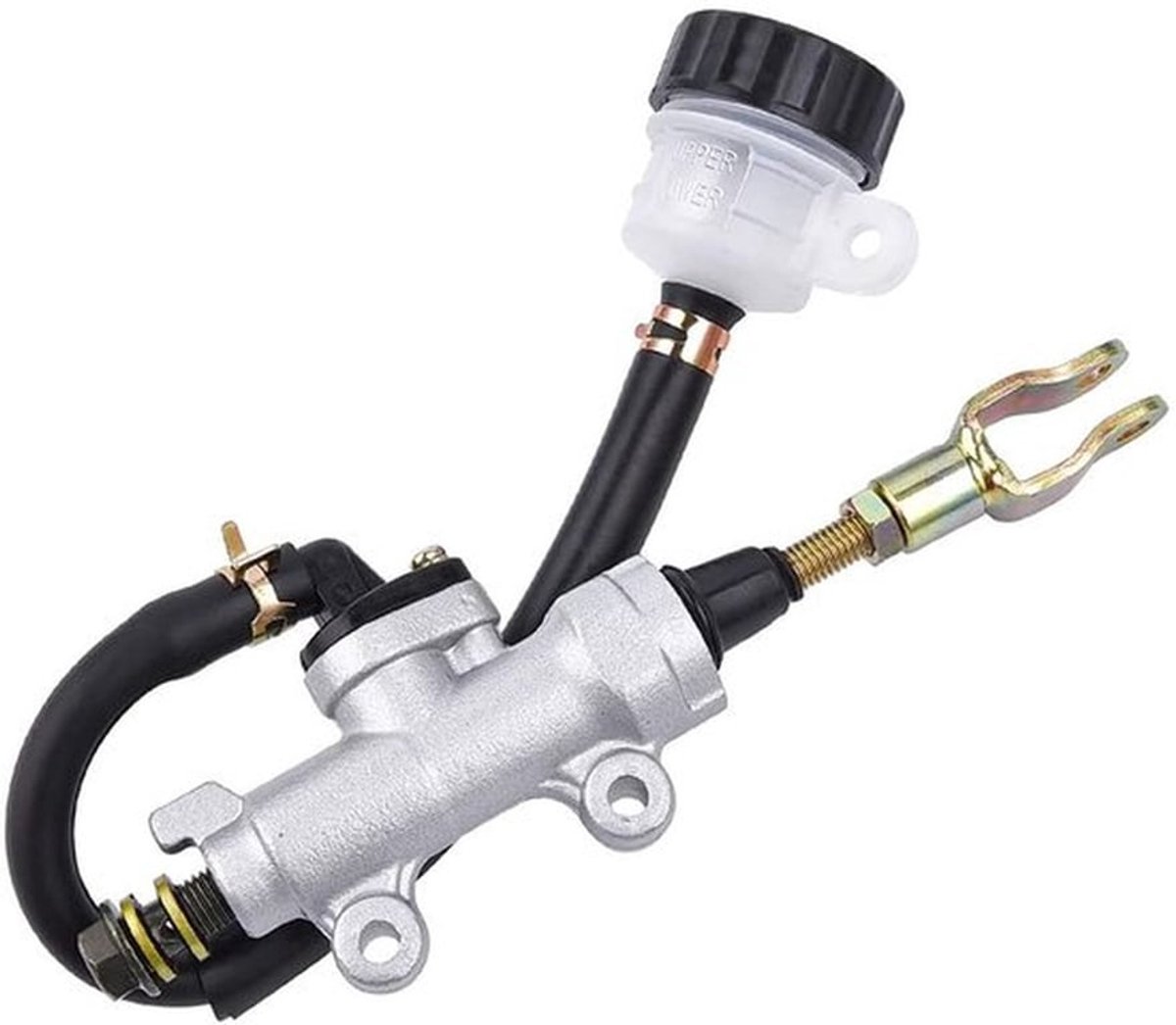 Hoofdremcilinder Achterrem - Reservoir - Compatibel met 50cc/70cc/110cc/125cc - Afstand 45mm - Rempomp