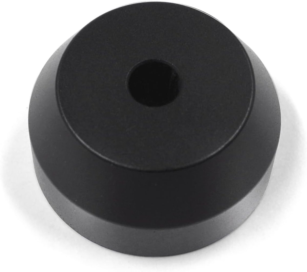 SnelShoppen - 45RPM Adapter voor 7 Inch Vinyl Platen - Zwarte Aluminium Adapter - Verbeterde Geluidskwaliteit - Vermindert Resonantie en Vibratie