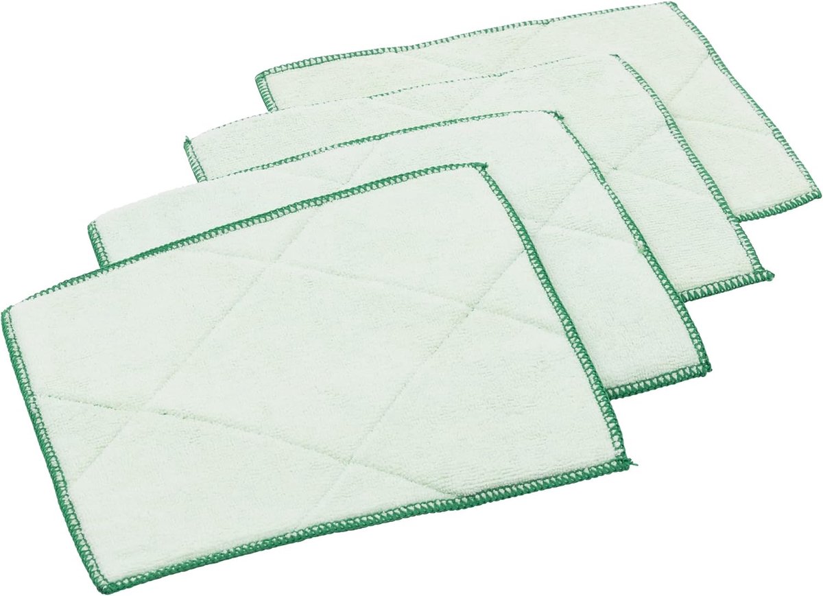 SnelShoppen - Bamboe Microvezel Reinigingsdoeken 4x, 25x21 cm, Voorreinigingsdoeken voor Alle Oppervlakken, Ideaal voor Keuken en Badkamer, Sterk en A