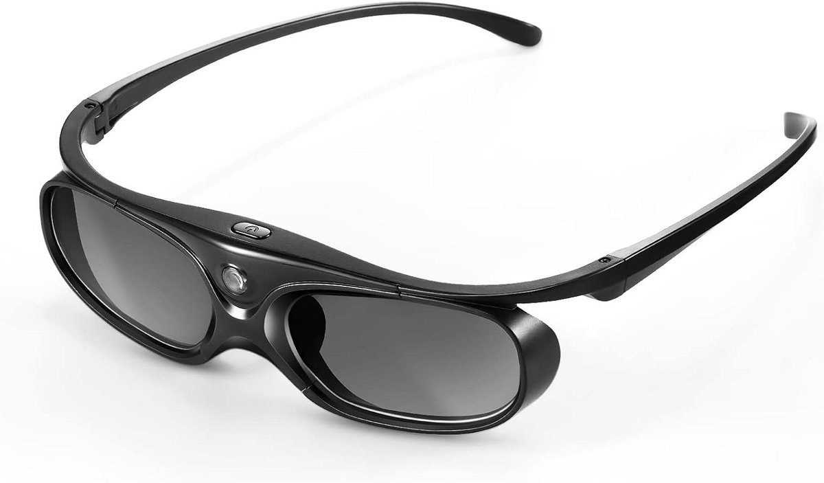 Oplaadbare 3D Actieve Shutter Bril voor DLP Link 3D Projectoren - Compatibel met Optoma en Viewsonic, Ideaal voor Films en Gaming