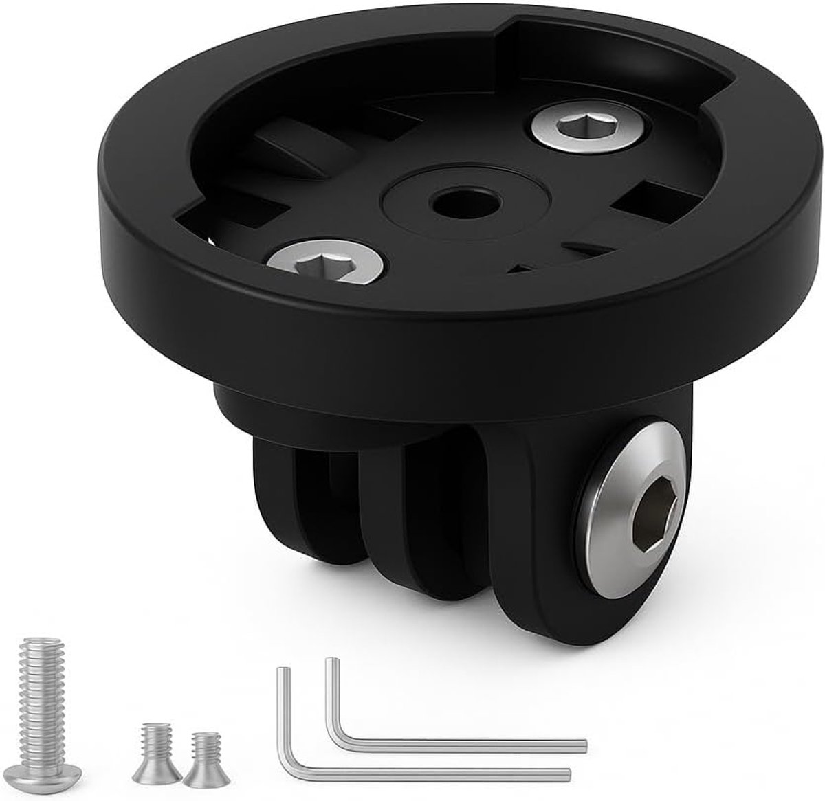SnelShoppen - Universele Fietscomputer Stem Adapter - Compacte Bevestiging voor Fietscomputer en Fietslamp - 22mm Verbinding met 2mm en 3mm Inbussleut