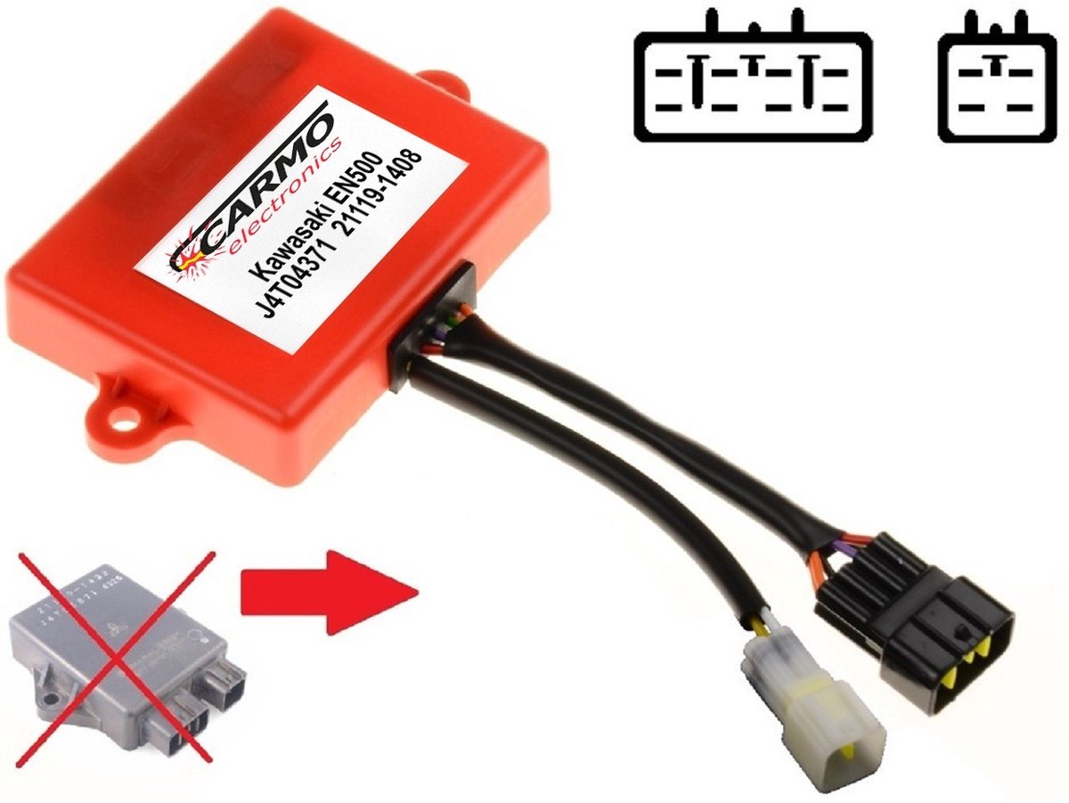 Carmo CARI-KA-EN500-J4T04371 Kawasaki EN500 EX500R - ontsteking CDI