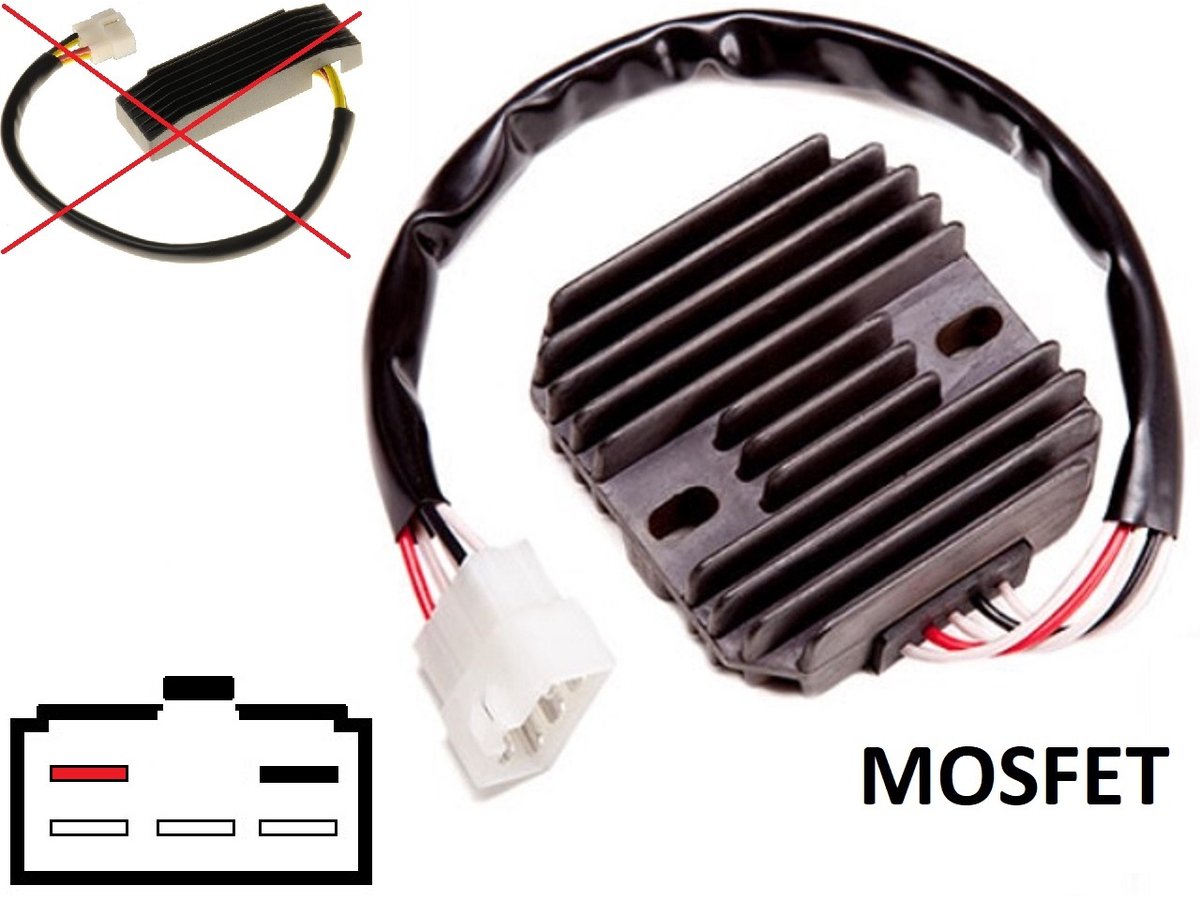 Carmo CARR401 - Suzuki intruder - MOSFET spanningsregelaar