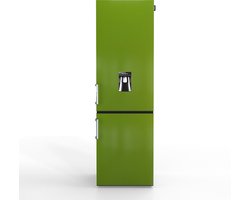 Nunki Large H2O – Koel-vriescombinatie – Waterdispenser – E-klasse – 268 liter – Grass Green Gloss