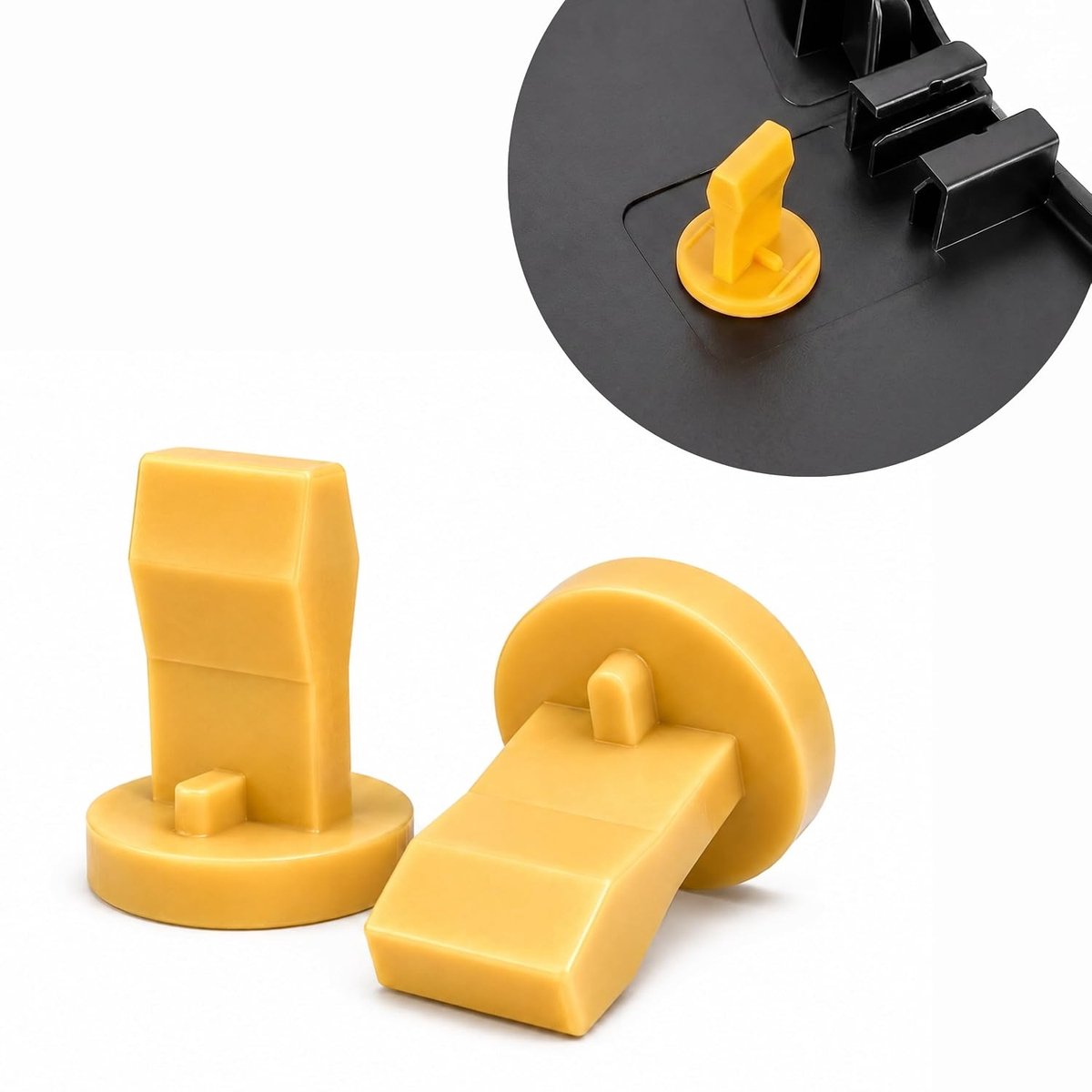 SnelShoppen - Bevestigingsclip voor Verbanddoos Deksel VW Bus T5 T6 Multivan - 7H5867549 - Kofferbak Afdekking Links, Duurzame Plastic Clip, Perfecte