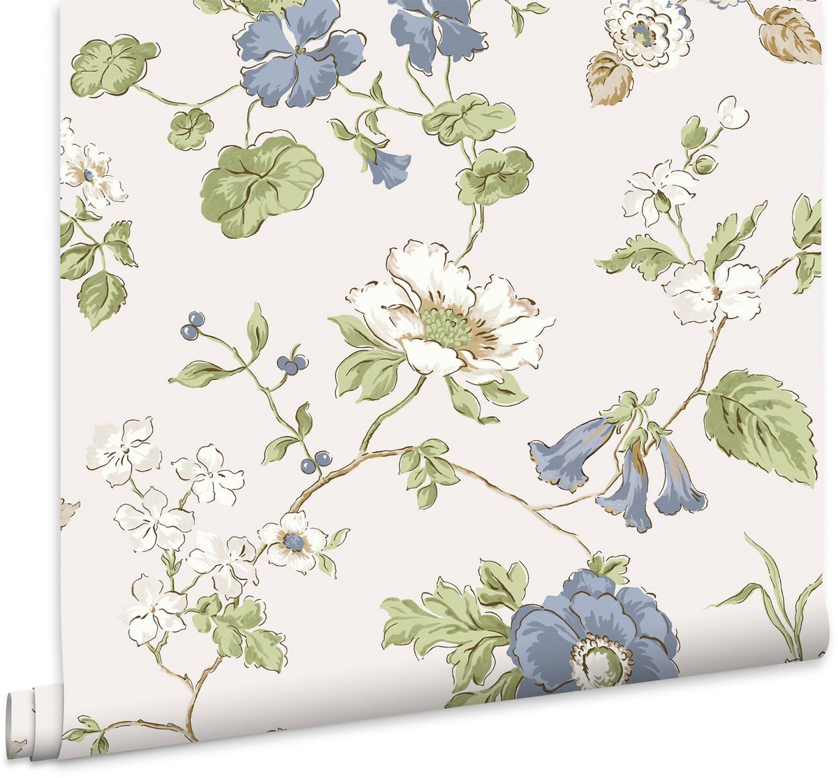 Laura Ashley Vliesbehang - Pennywell Grove Chalk Blue