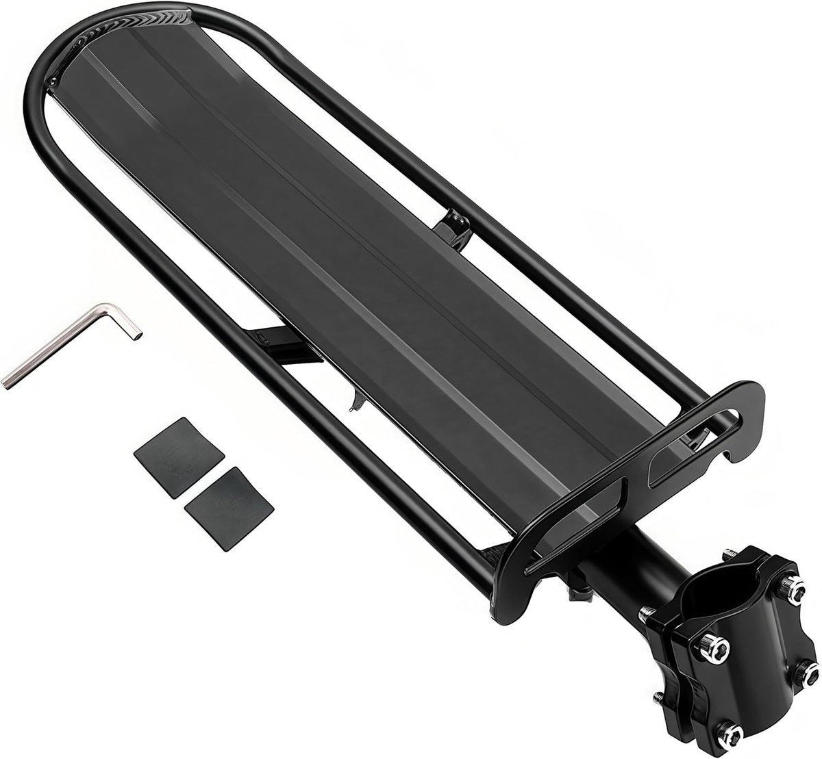 SnelShoppen - Aluminium Fiets Pannier Rack - Verstelbare Lengte Zadelpen - Tot 10kg Draagcapaciteit - Ideaal voor Fietstassen en Rugzakken