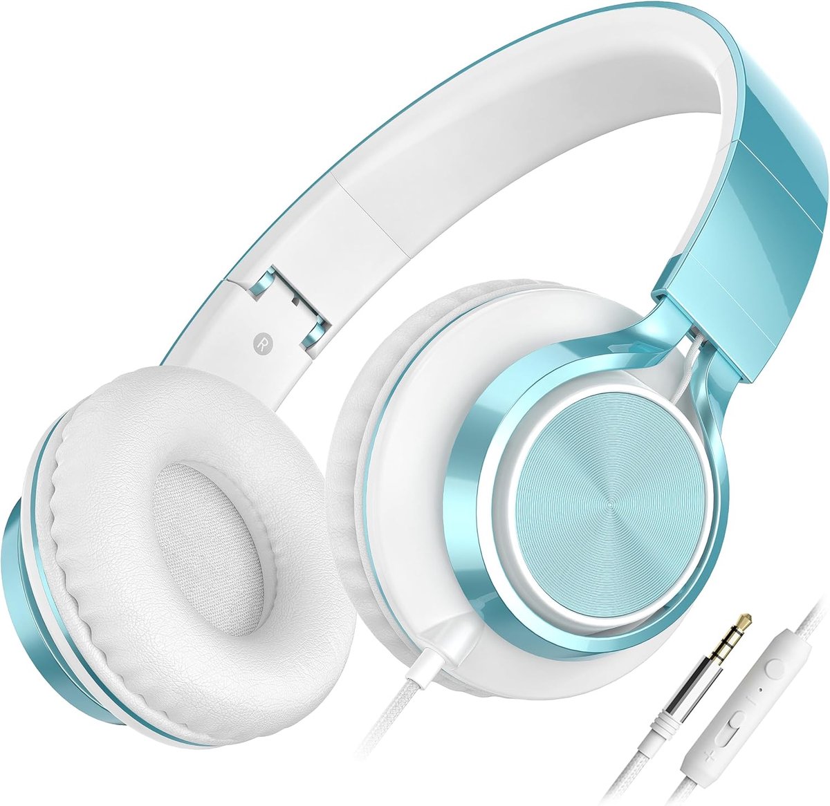SnelShoppen - Draadloze Hoofdtelefoon met Microfoon - Vouwbaar en Verstelbaar On-Ear Design - Volume Controle - HD Stereo Geluid - 3.5mm Jack voor Chr
